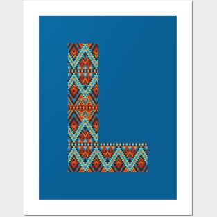 Letter L- boho design Posters and Art